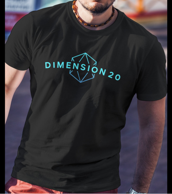 Dimension 20 Dropout Store Hexagon T-Shirt