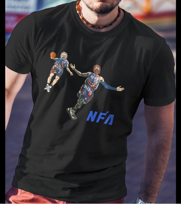 Big Cat NFA Jerry And Brent Dunk Dead 79 Basketball T-Shirt