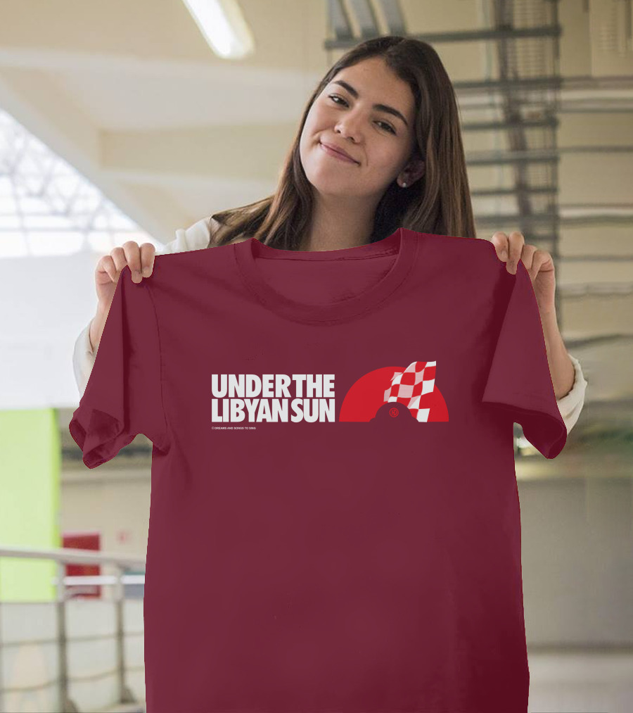 Ste Hoare Under The Libyan Sun Racing Checkered Flag T-Shirt