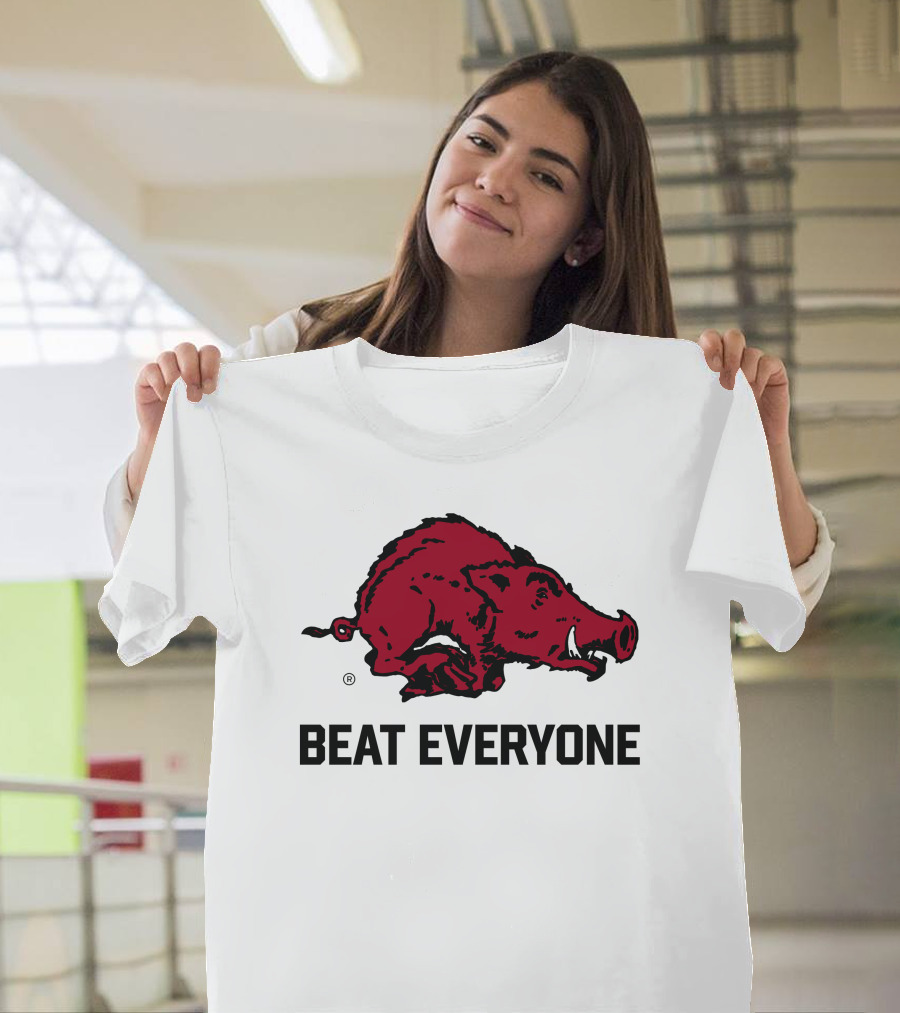 Beat Everyone Razorback Football T-Shirt
