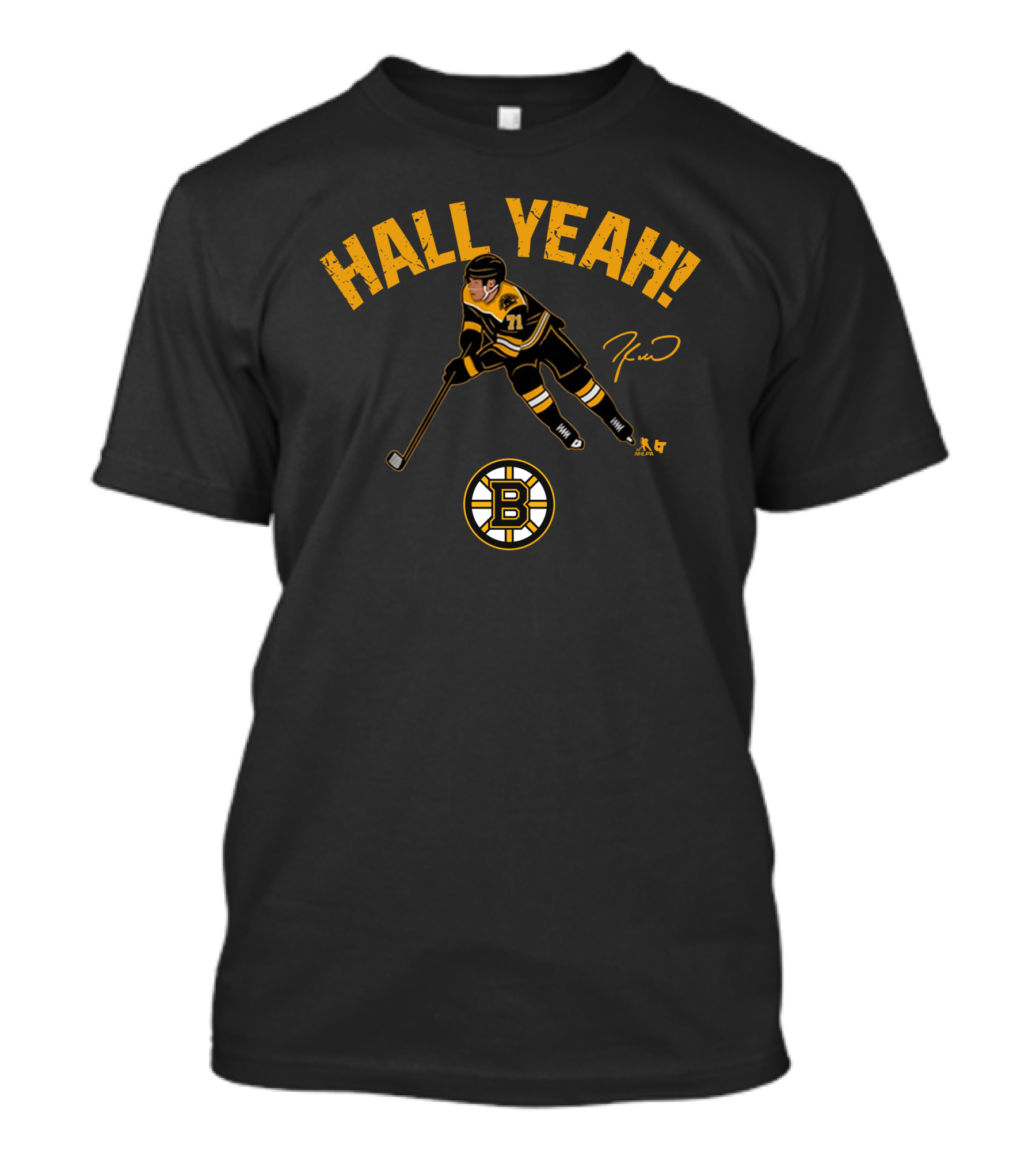 Bostonpro Shop Taylor Hall Yeah Bruins Hockey 71 T-Shirt