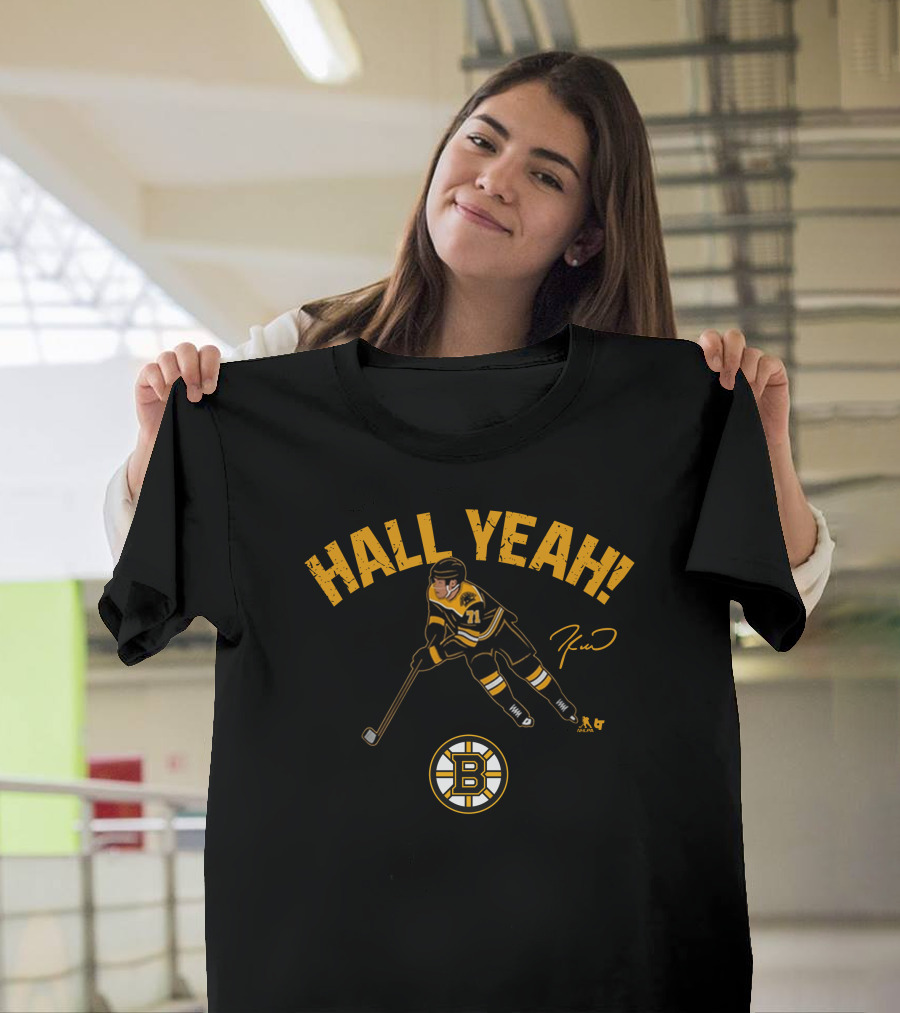 Bostonpro Shop Taylor Hall Yeah Bruins Hockey 71 T-Shirt
