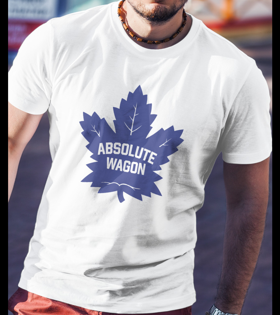 Spittin' Chiclets Merchandise Absolute Wagon Maple Leaf T-Shirt