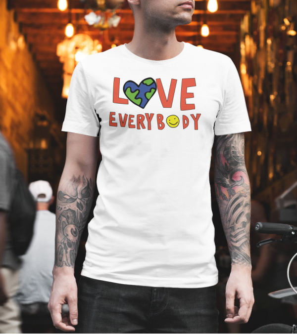 Marquez Valdes Scantling Love Everybody Heart Earth Smile Merch T-Shirt