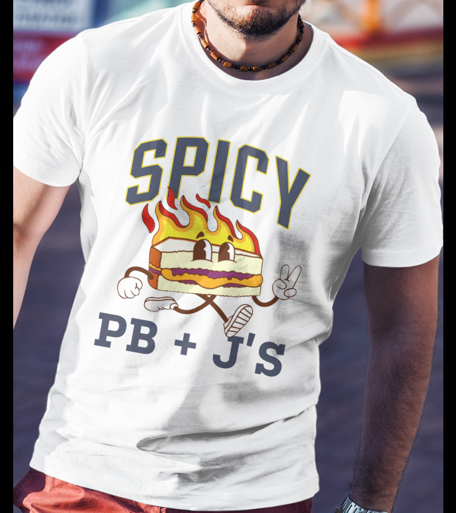 Kevin Kfc Clancy John Feits Feitelberg Spicy PB And J's Flamin’ Sandwich Character T-Shirt