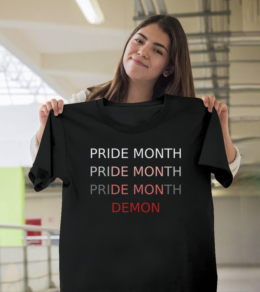 Pride Month Demon Hedgemom Undying Apparel Shop T-Shirt