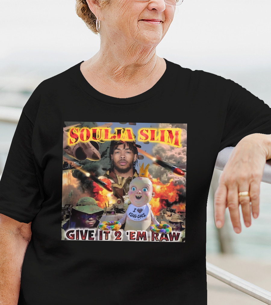 Soulja Slim Give It 2 'Em Raw Brandon Ingram King Cakes Baby Explosion T-Shirt