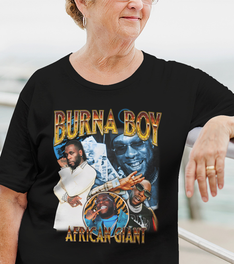 Burna Boy African Giant Sparkboyzco Merch T-Shirt