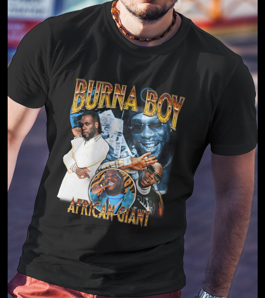 Burna Boy African Giant Sparkboyzco Merch T-Shirt