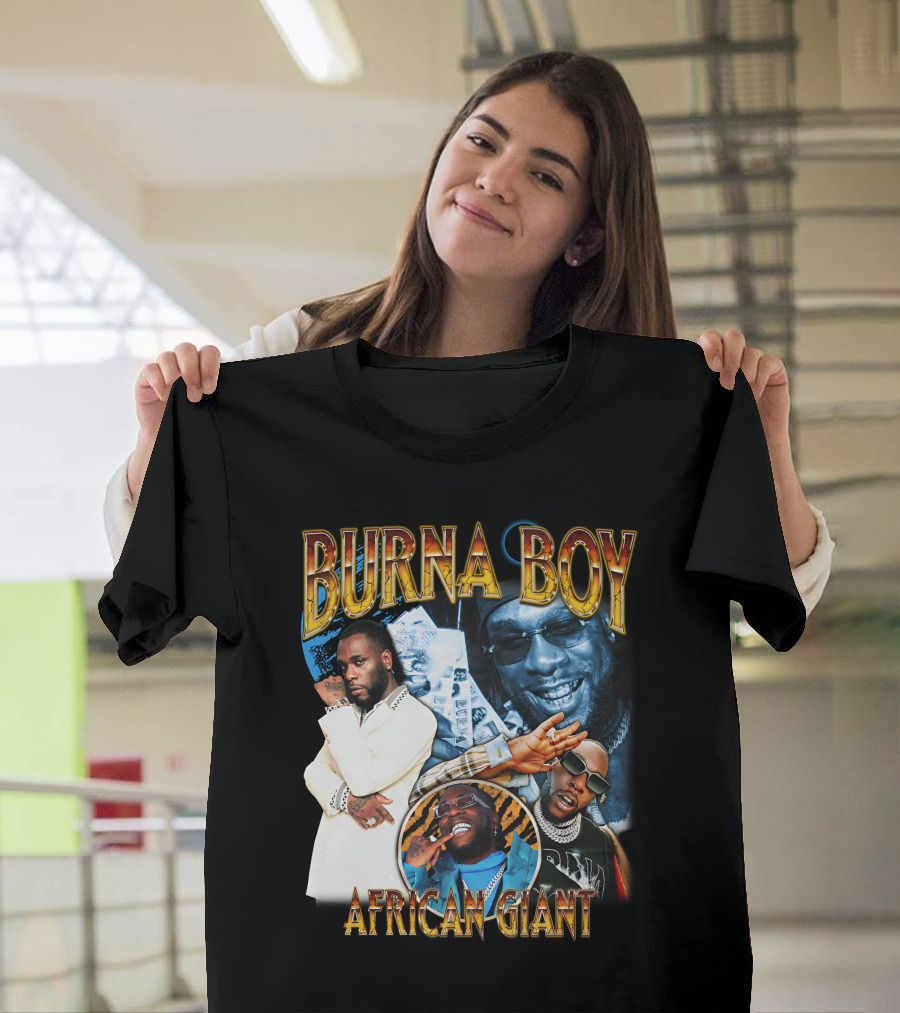 Burna Boy African Giant Sparkboyzco Merch T-Shirt
