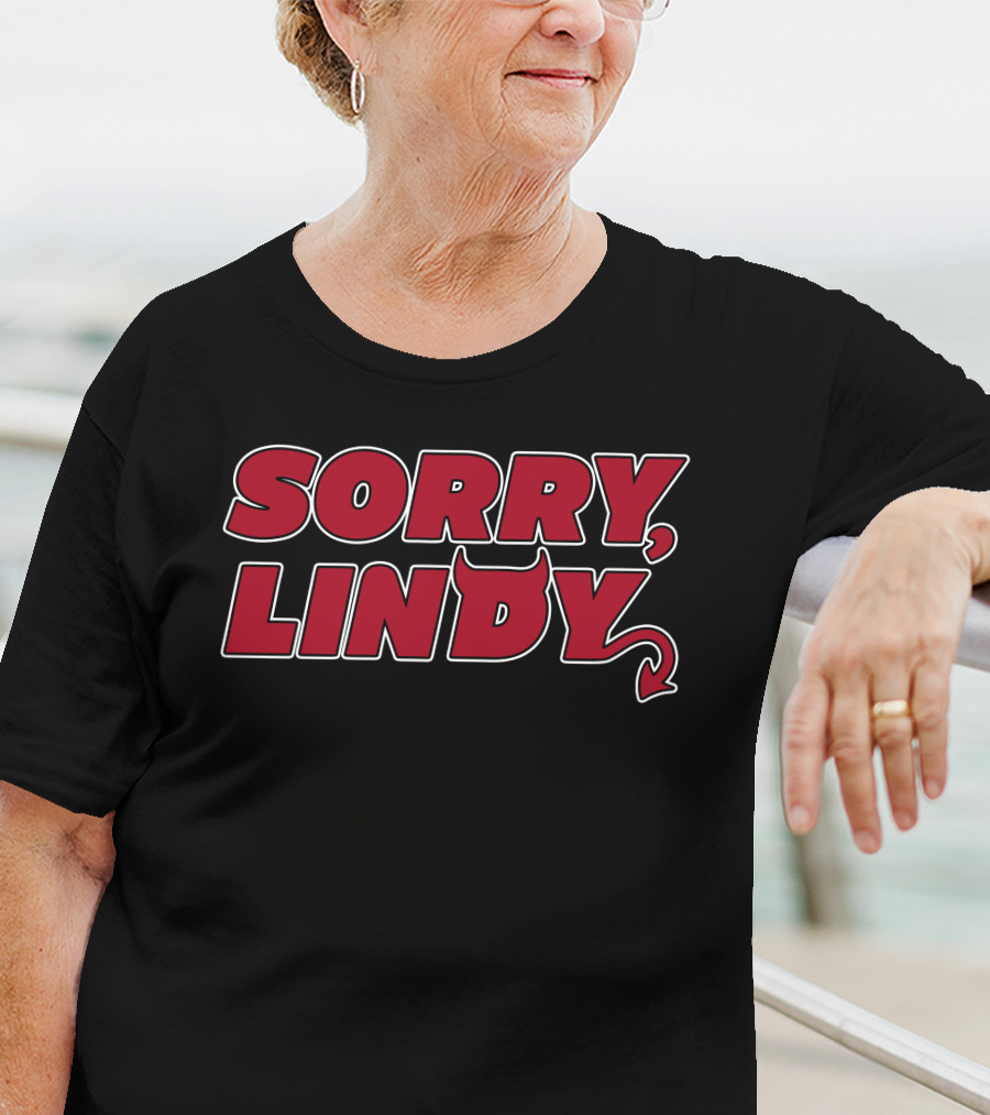 Greg Wyshynski Sorry Lindy Devil T-Shirt