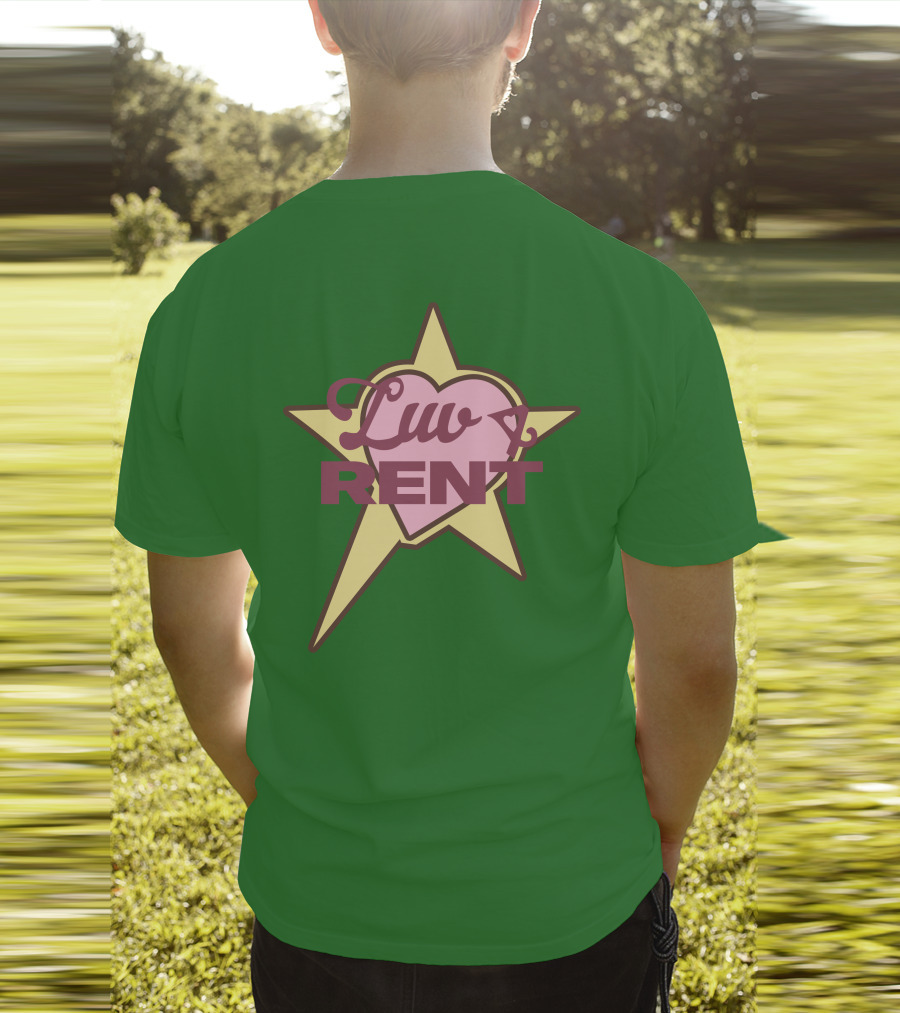 Smino Luv 4 Rent Pink Heart Star T-Shirt
