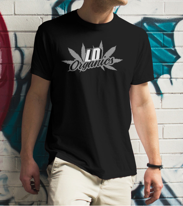 Rockstar Games LD Organics Cannabis Leaf T-Shirt