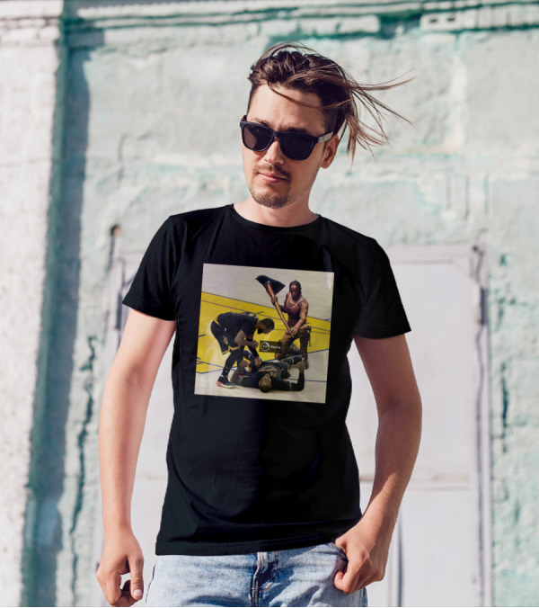 Revive Cleveland Basketball Courtside Gaming Fusion T-Shirt