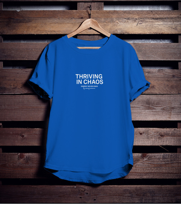Shvkti Thriving In Chaos Energy Never Ends By Sonya Sweeney T-Shirt