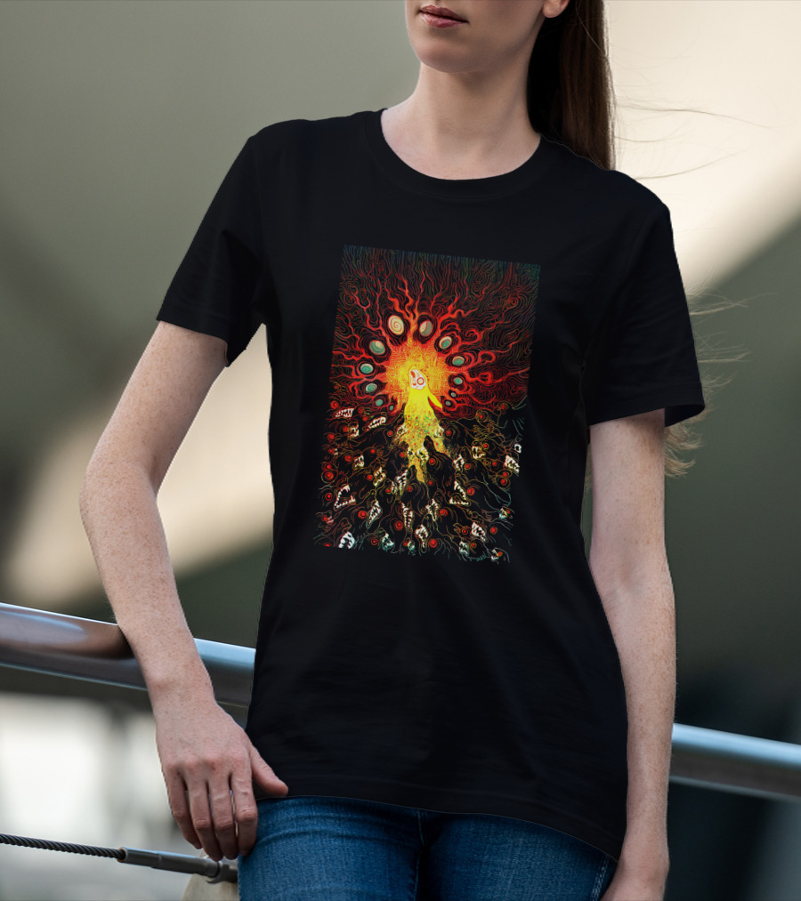 Prince With A Thousand Enemies Psychedelic Creature Amidst Vibrant Swirling Chaos T-Shirt