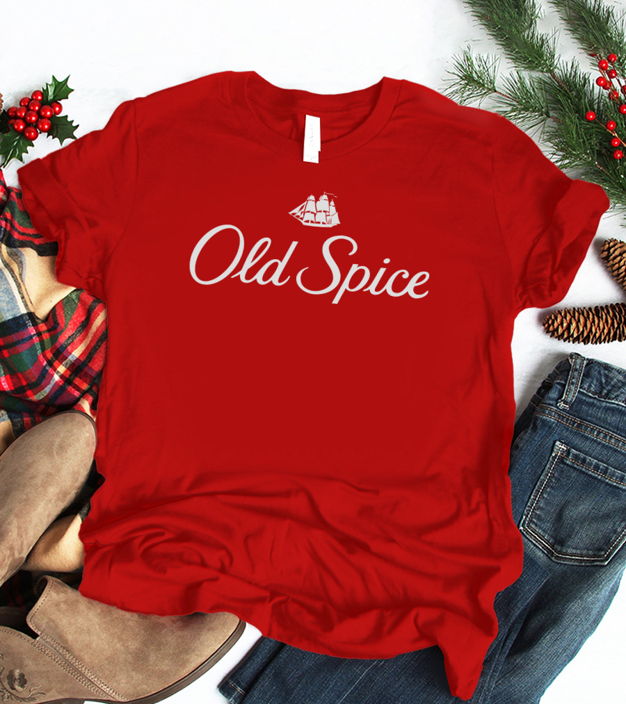 Old Spice Red Classic Ship T-Shirt