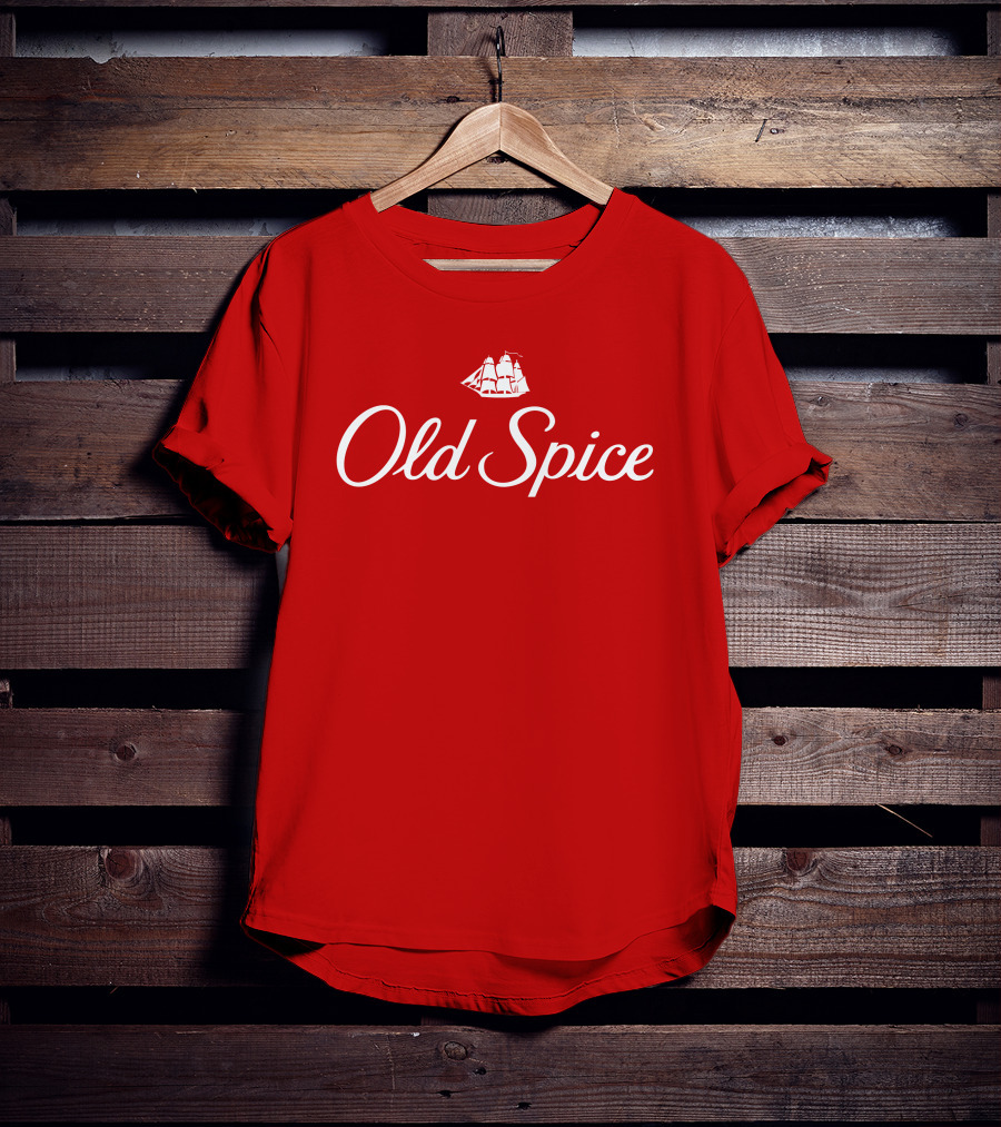 Old Spice Red Classic Ship T-Shirt