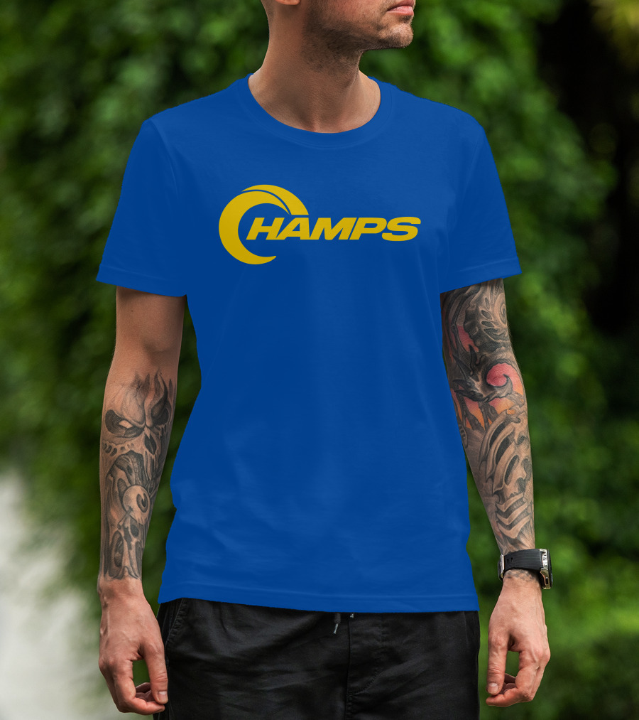 La Champs Danpatrick Yellow Crescent Rams Inspired Merch T-Shirt