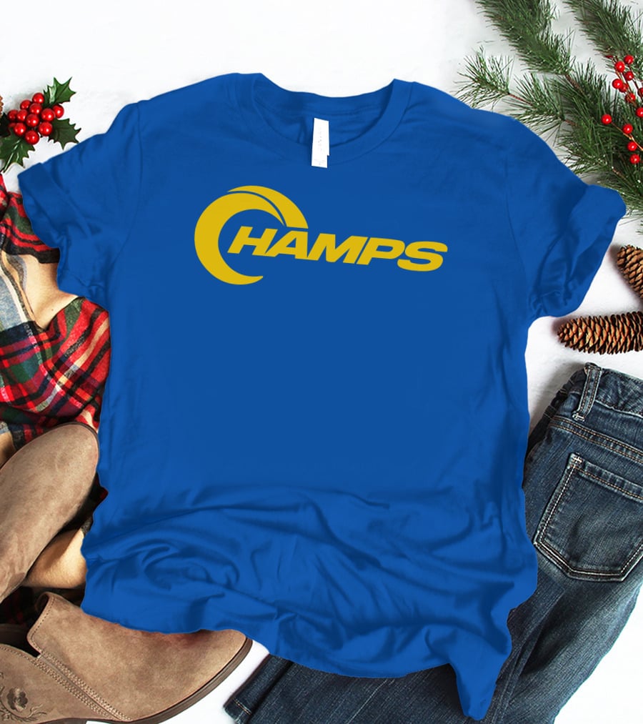 La Champs Danpatrick Yellow Crescent Rams Inspired Merch T-Shirt