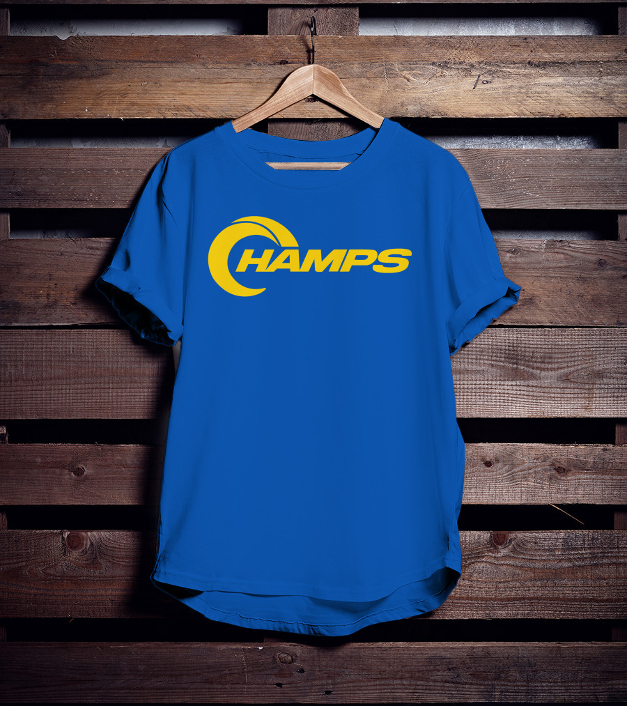 La Champs Danpatrick Yellow Crescent Rams Inspired Merch T-Shirt