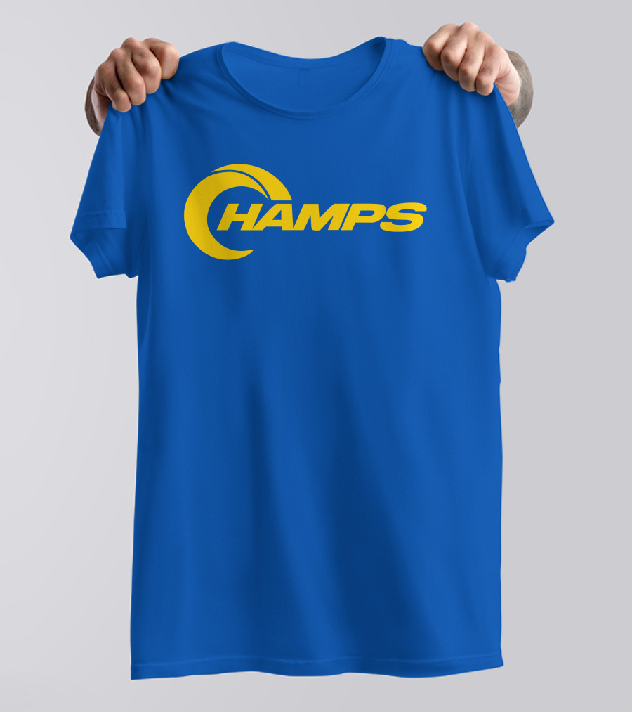 La Champs Danpatrick Yellow Crescent Rams Inspired Merch T-Shirt