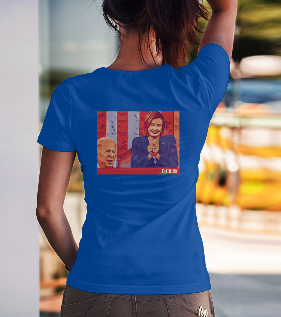 OutKick Creepy Pelosi Patriotic T-Shirt