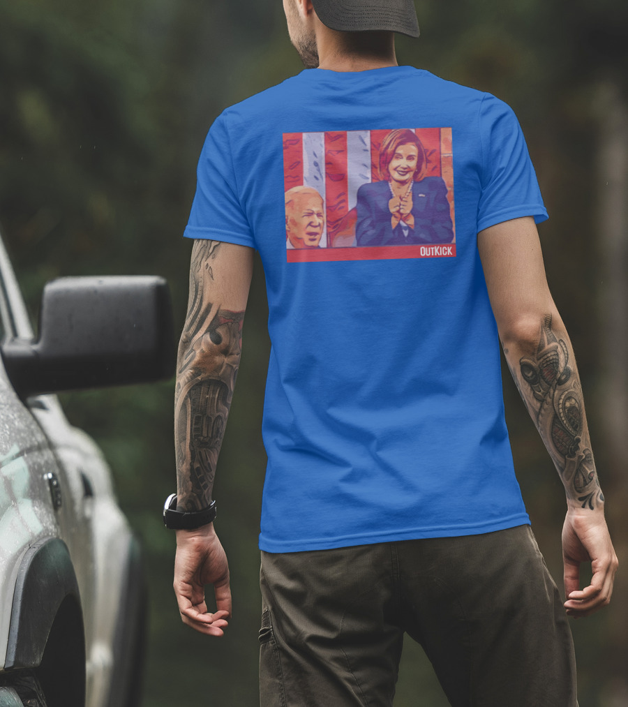 OutKick Creepy Pelosi Patriotic T-Shirt