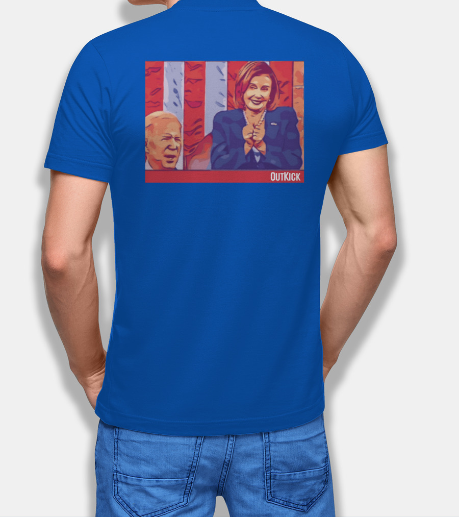 OutKick Creepy Pelosi Patriotic T-Shirt