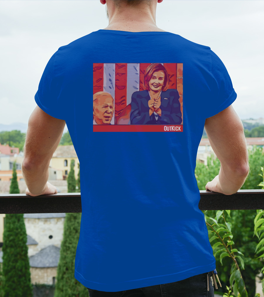 OutKick Creepy Pelosi Patriotic T-Shirt
