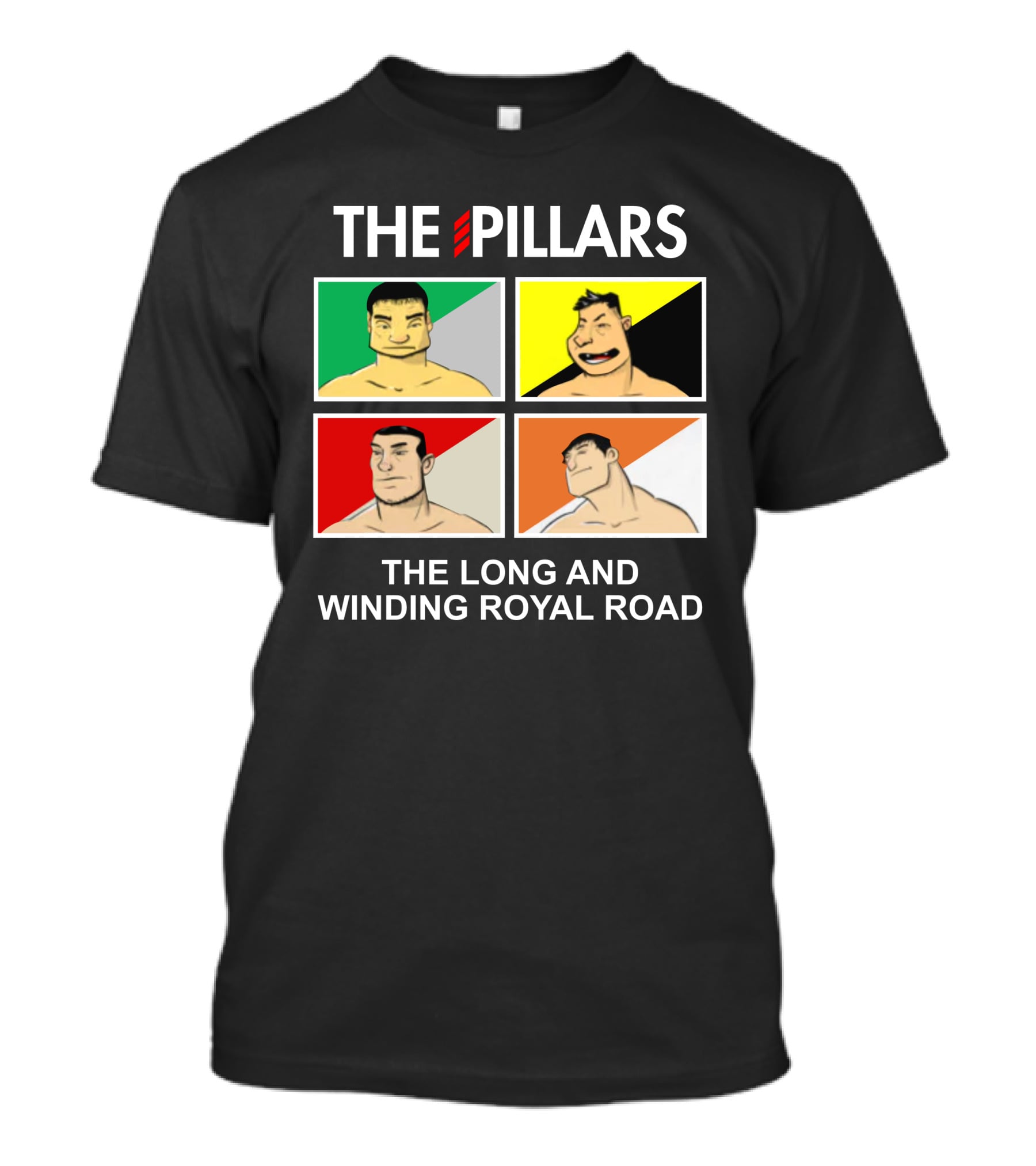 The Pillars The Long And Winding Royal Road Manga Cartoon Characters T-Shirt