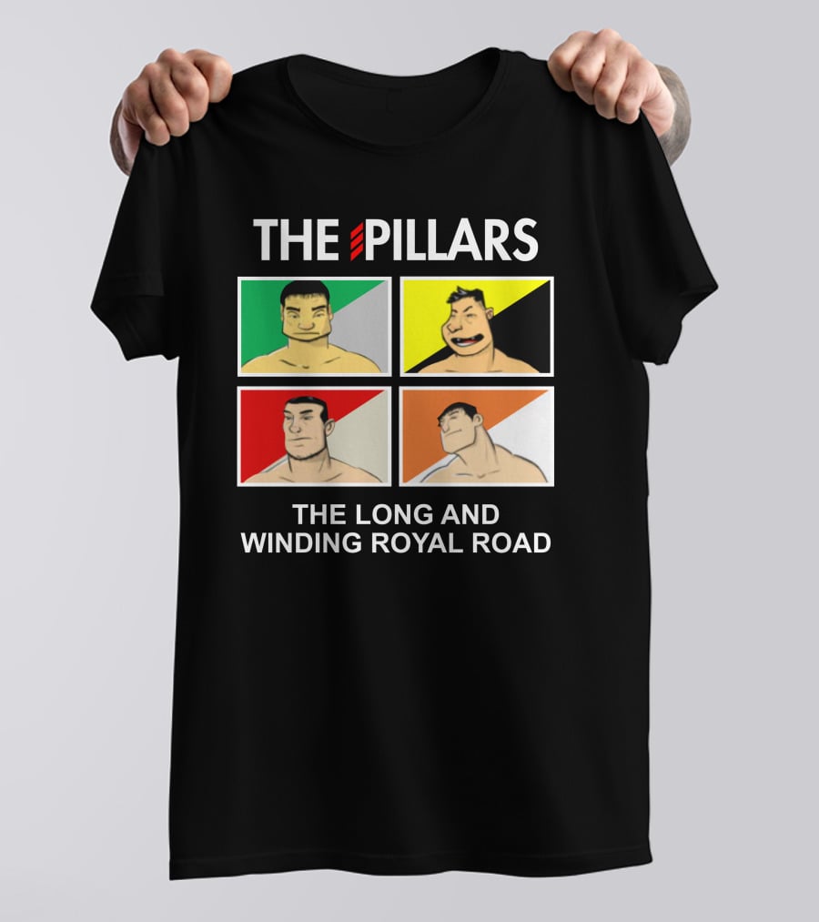 The Pillars The Long And Winding Royal Road Manga Cartoon Characters T-Shirt