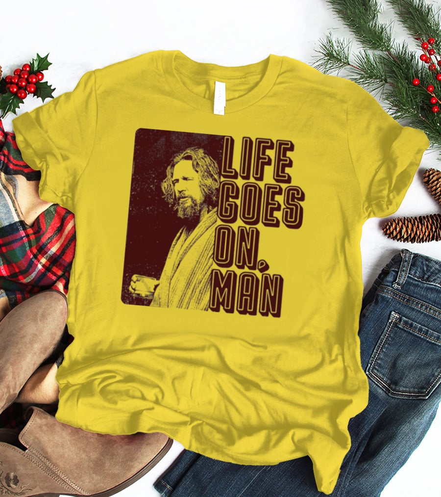 Life Goes On Man Retro Vibe T-Shirt