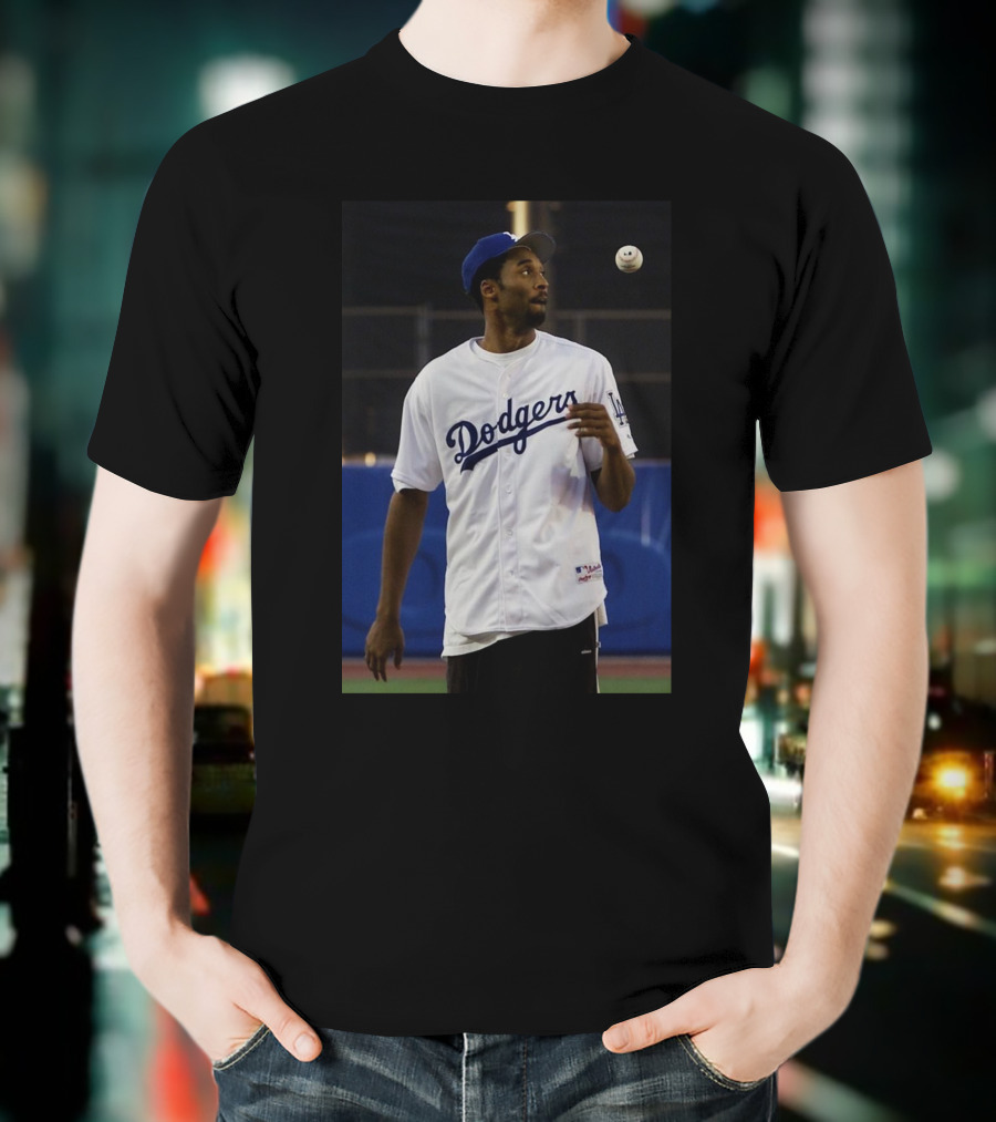 Los Angeles Dodgers Jersey Kobe Bryant Sports T-Shirt
