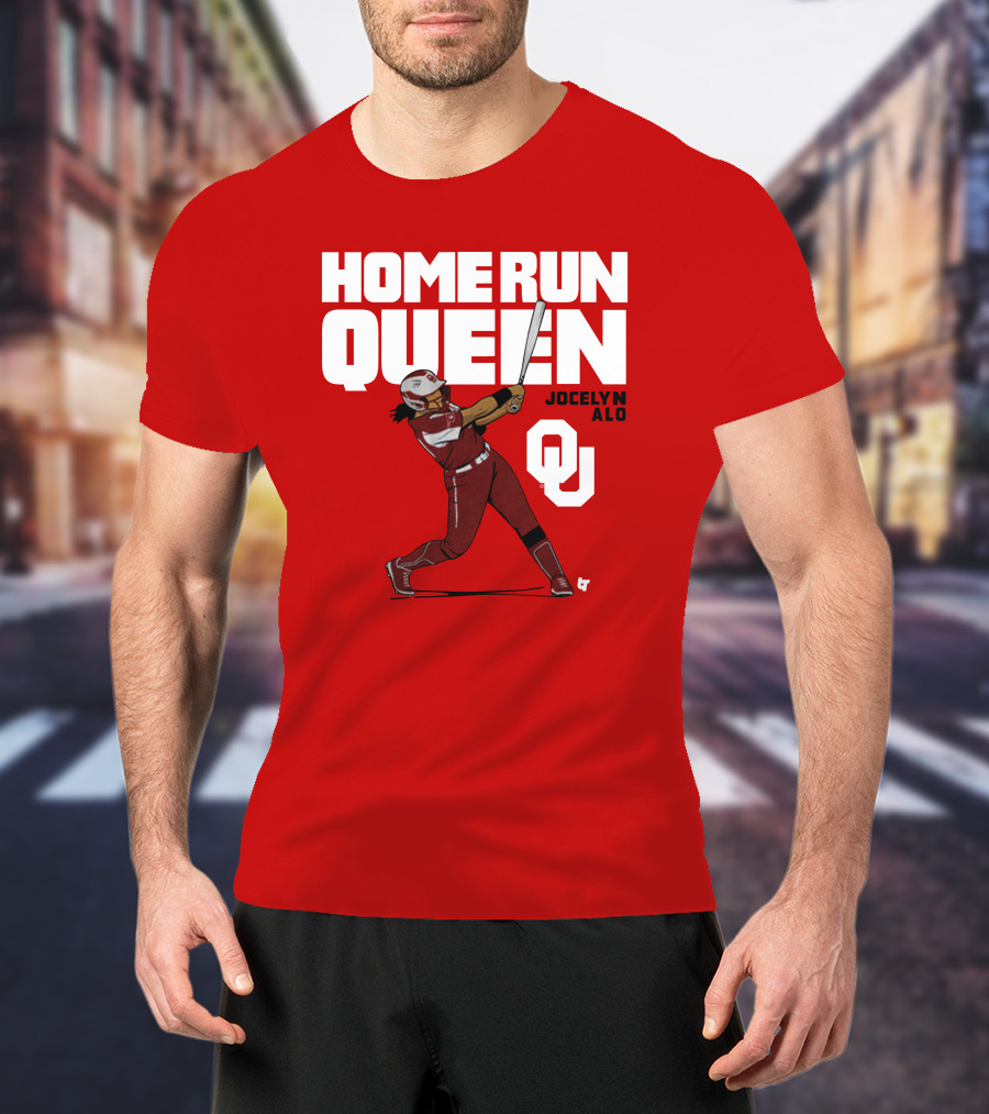 Home Run Queen Jocelyn Alo Oklahoma OU T-Shirt