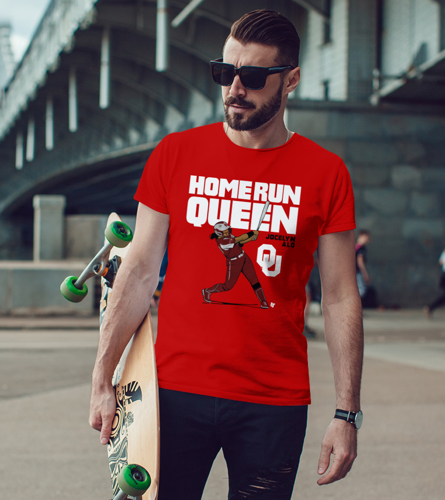 Home Run Queen Jocelyn Alo Oklahoma OU T-Shirt
