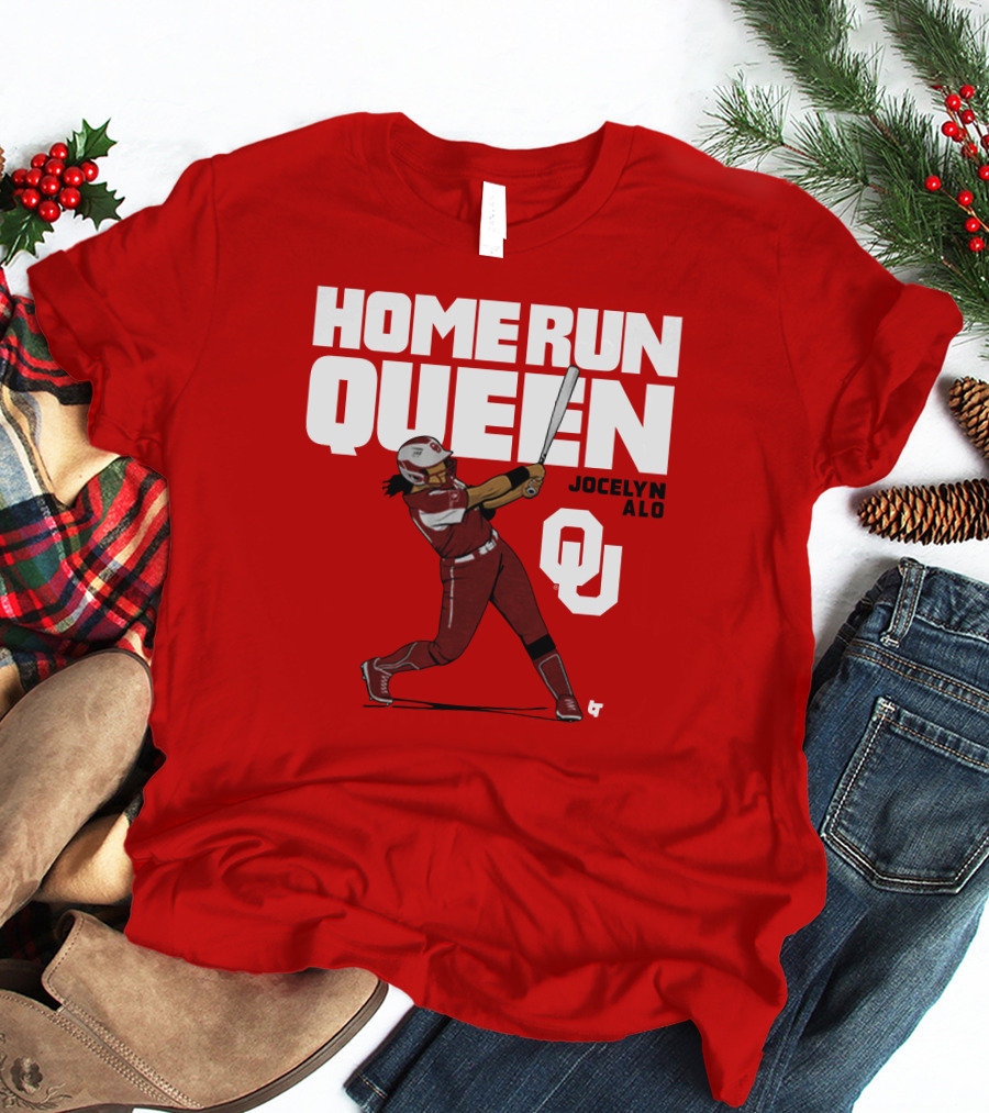 Home Run Queen Jocelyn Alo Oklahoma OU T-Shirt