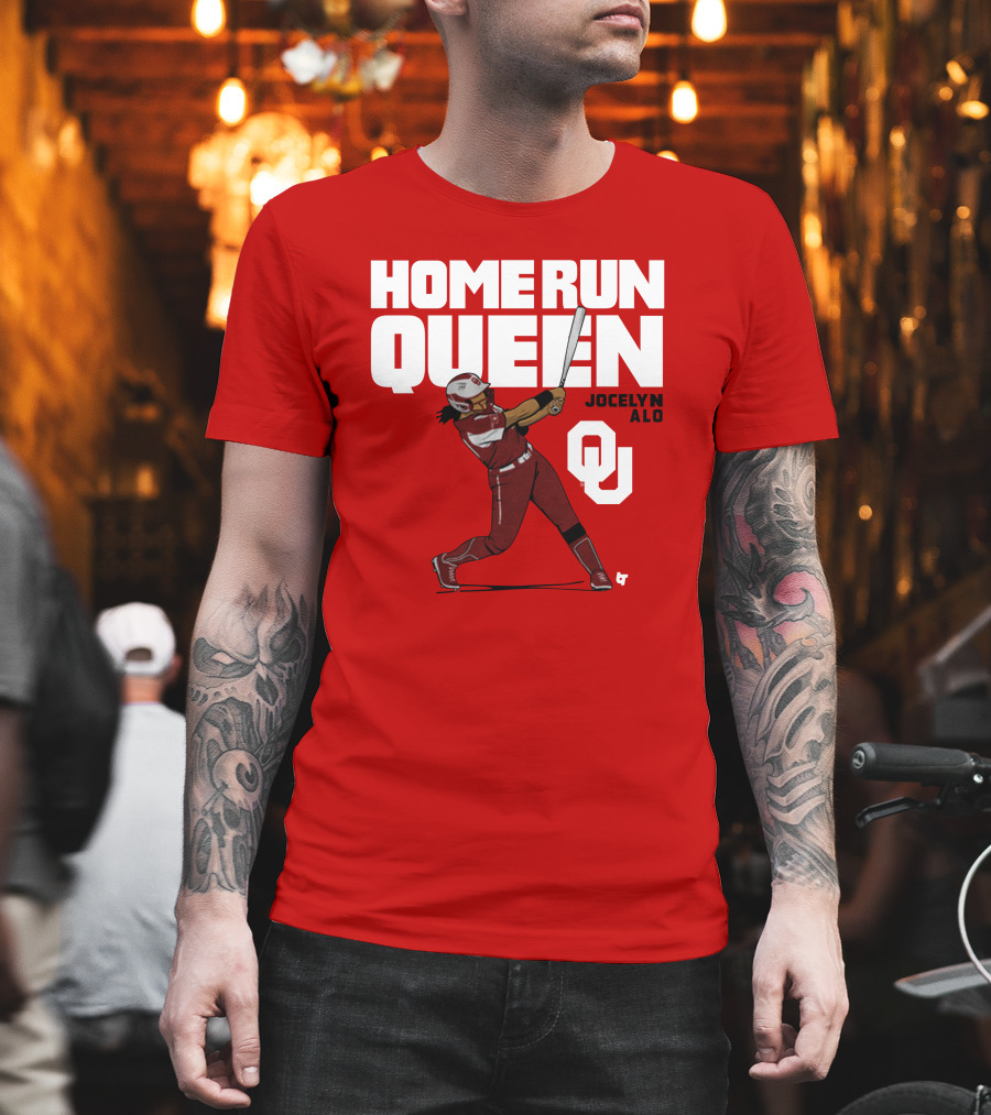 Home Run Queen Jocelyn Alo Oklahoma OU T-Shirt