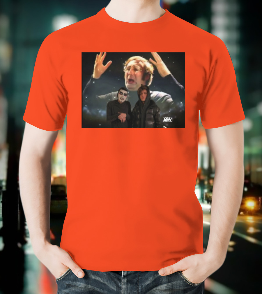 AEW Danhausen Hook Mind Blown Reaction Meme T-Shirt