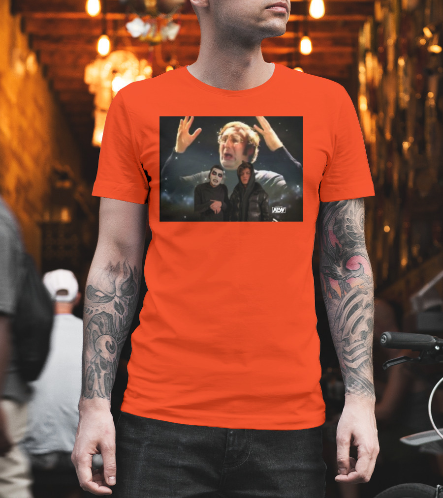 AEW Danhausen Hook Mind Blown Reaction Meme T-Shirt