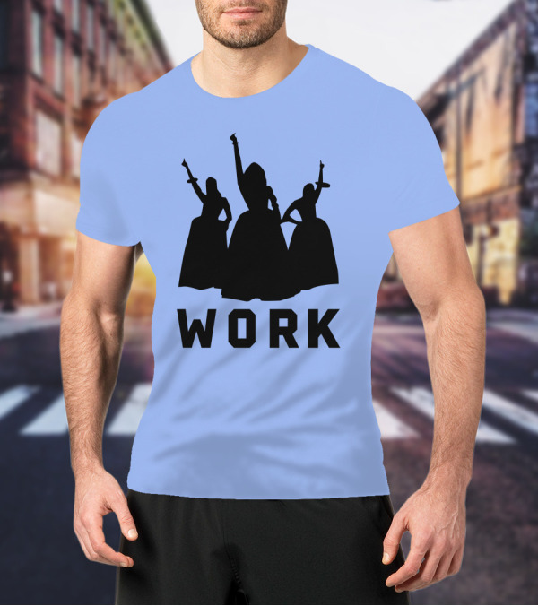Work Schuyler Sisters Silhouette Hamilton Musical T-Shirt