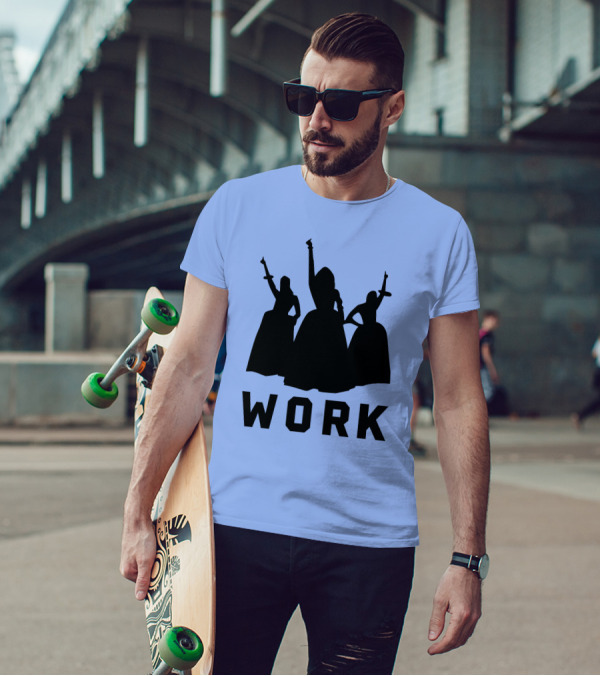 Work Schuyler Sisters Silhouette Hamilton Musical T-Shirt