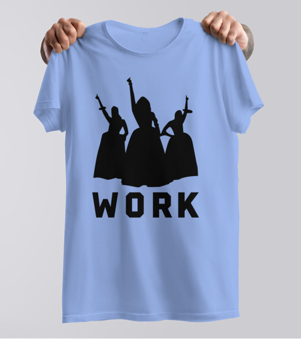Work Schuyler Sisters Silhouette Hamilton Musical T-Shirt