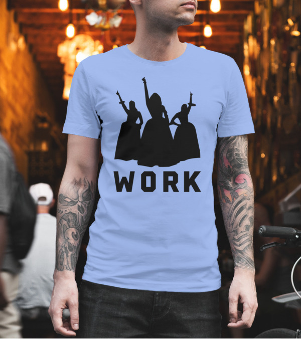 Work Schuyler Sisters Silhouette Hamilton Musical T-Shirt