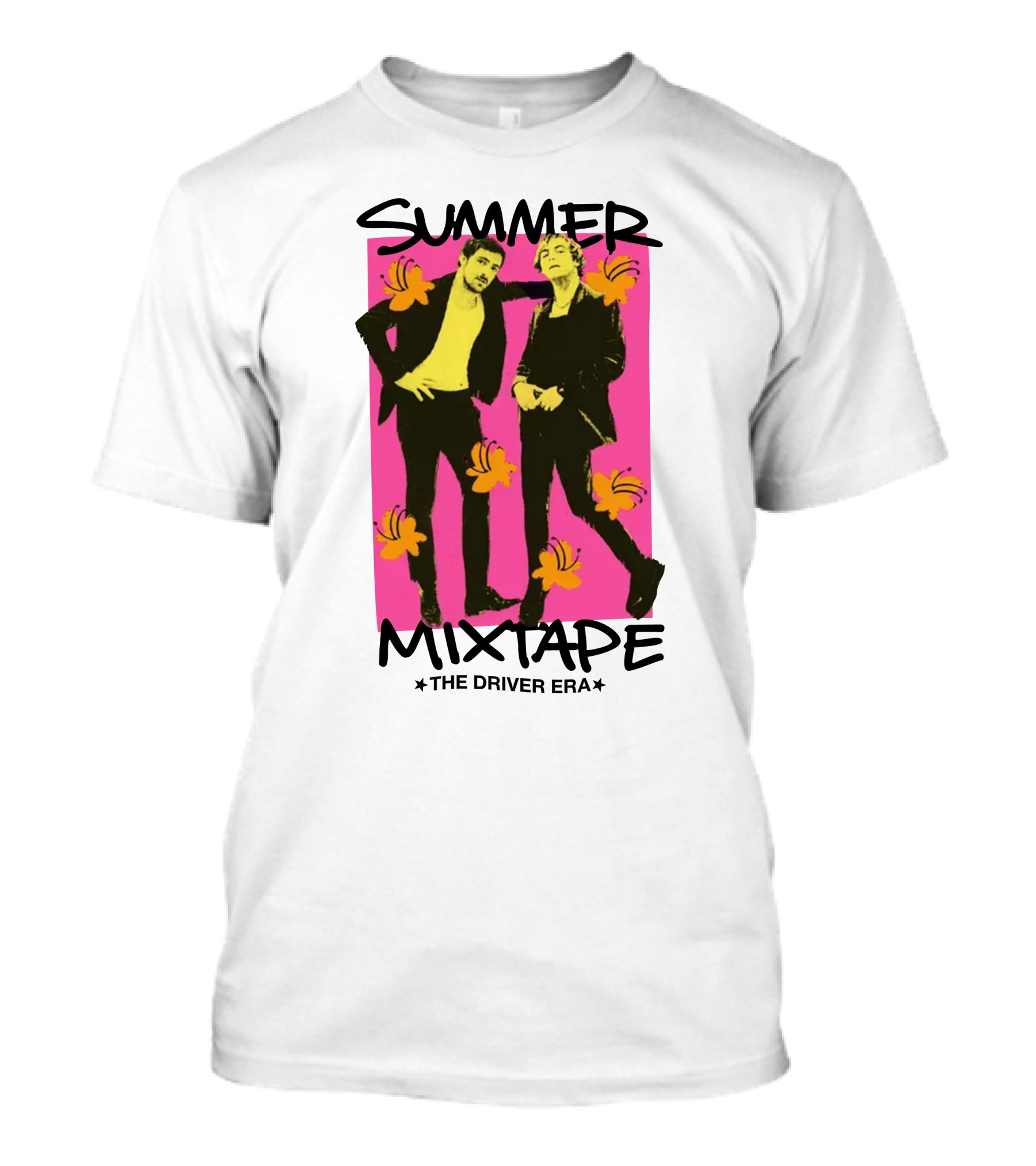 Summer Mixtape The Driver Era Neon Duo With Flowers T-Shirt