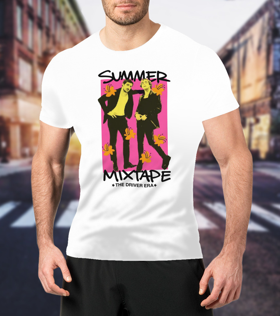 Summer Mixtape The Driver Era Neon Duo With Flowers T-Shirt