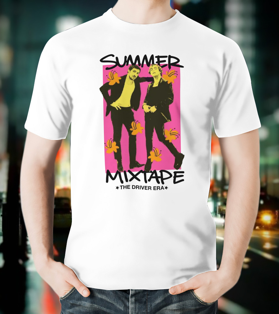 Summer Mixtape The Driver Era Neon Duo With Flowers T-Shirt