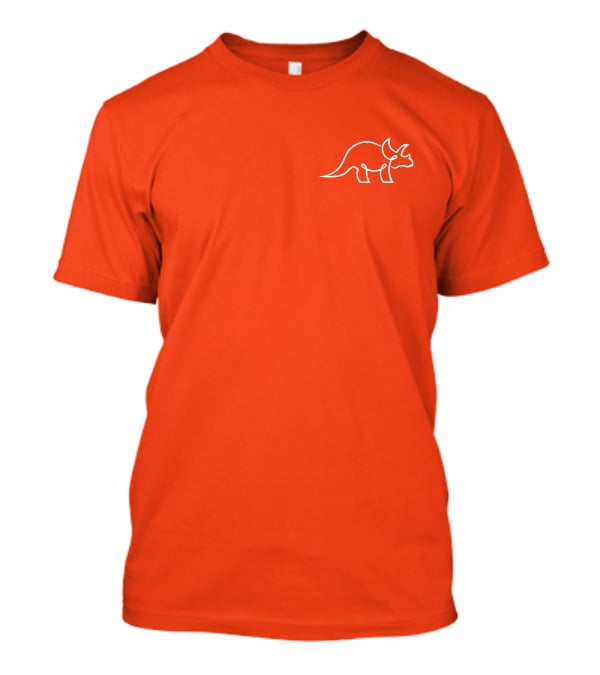 The Try Guys Dinosaur Outline Triceratops T-Shirt