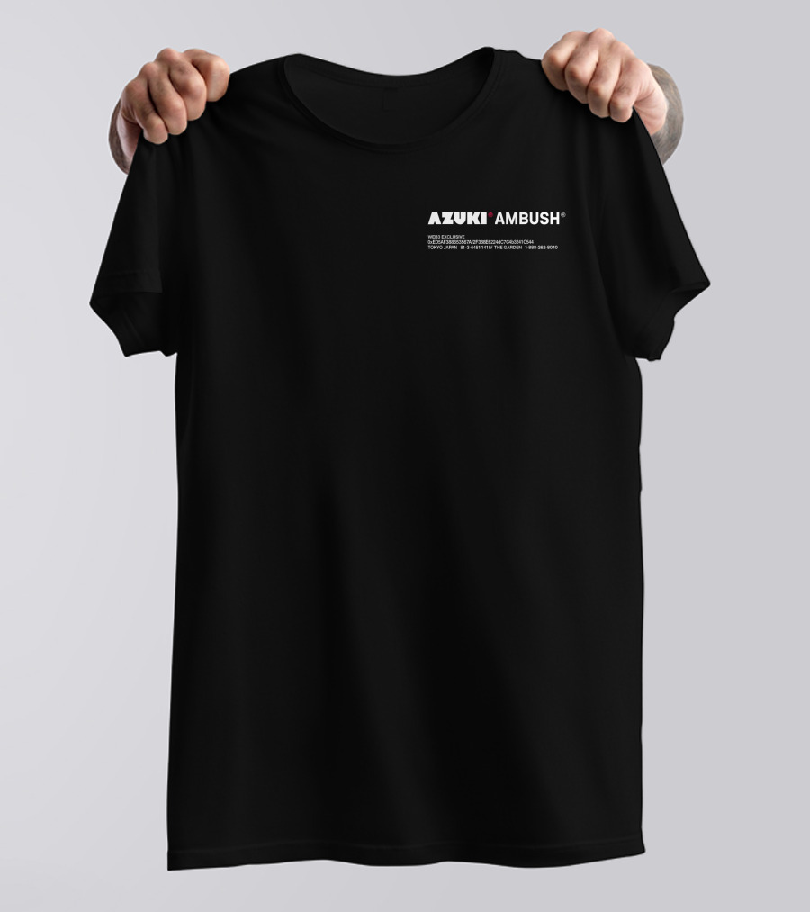 AZUKI AMBUSH Web Exclusive Tokyo Collection T-Shirt