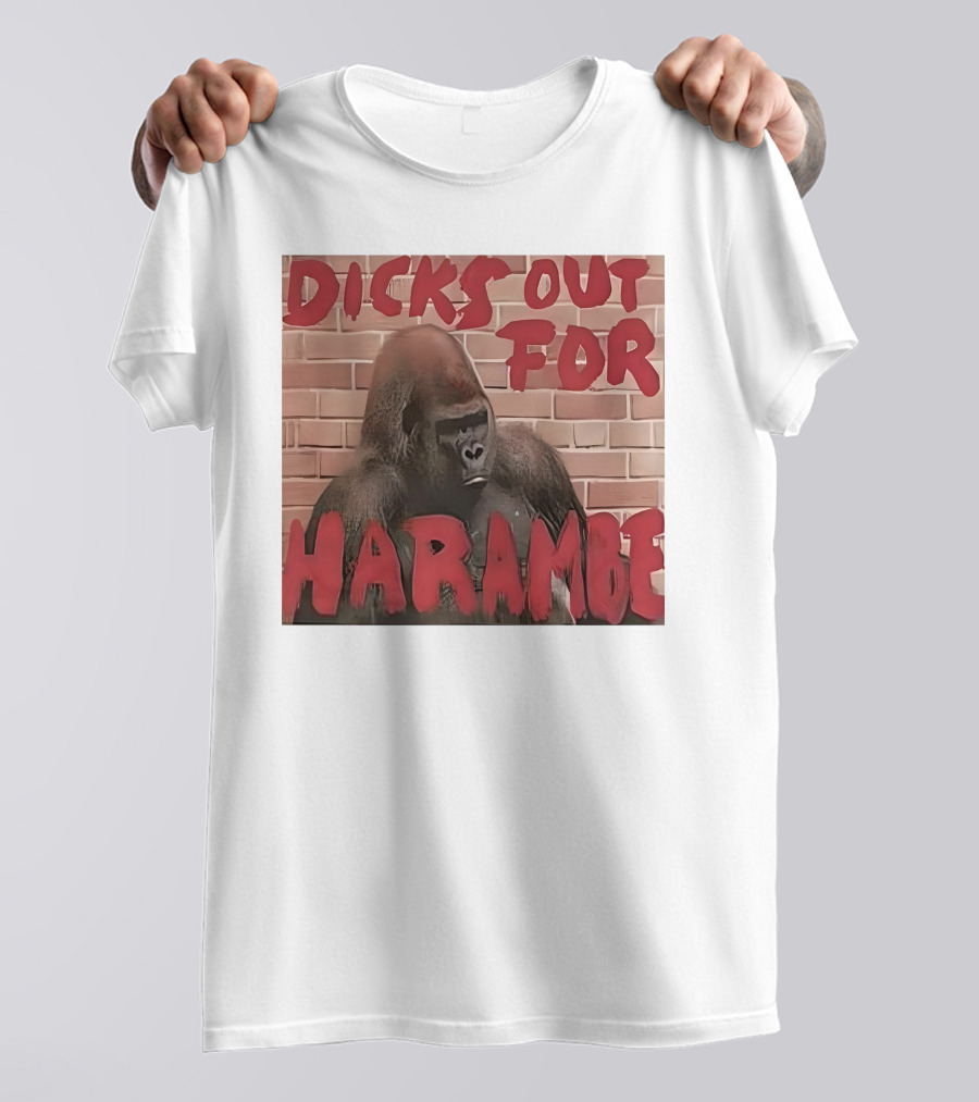 Dicks Out For Harambe T-Shirt